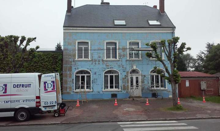 Rénovation de la peinture de façade Chaulnes